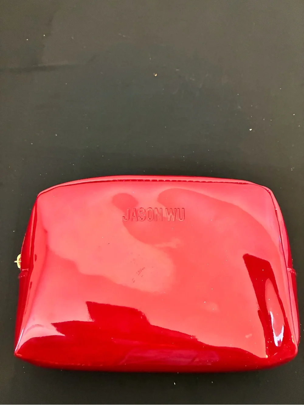 Jason Wu Glossy Red Patent Cosmetic Pouch